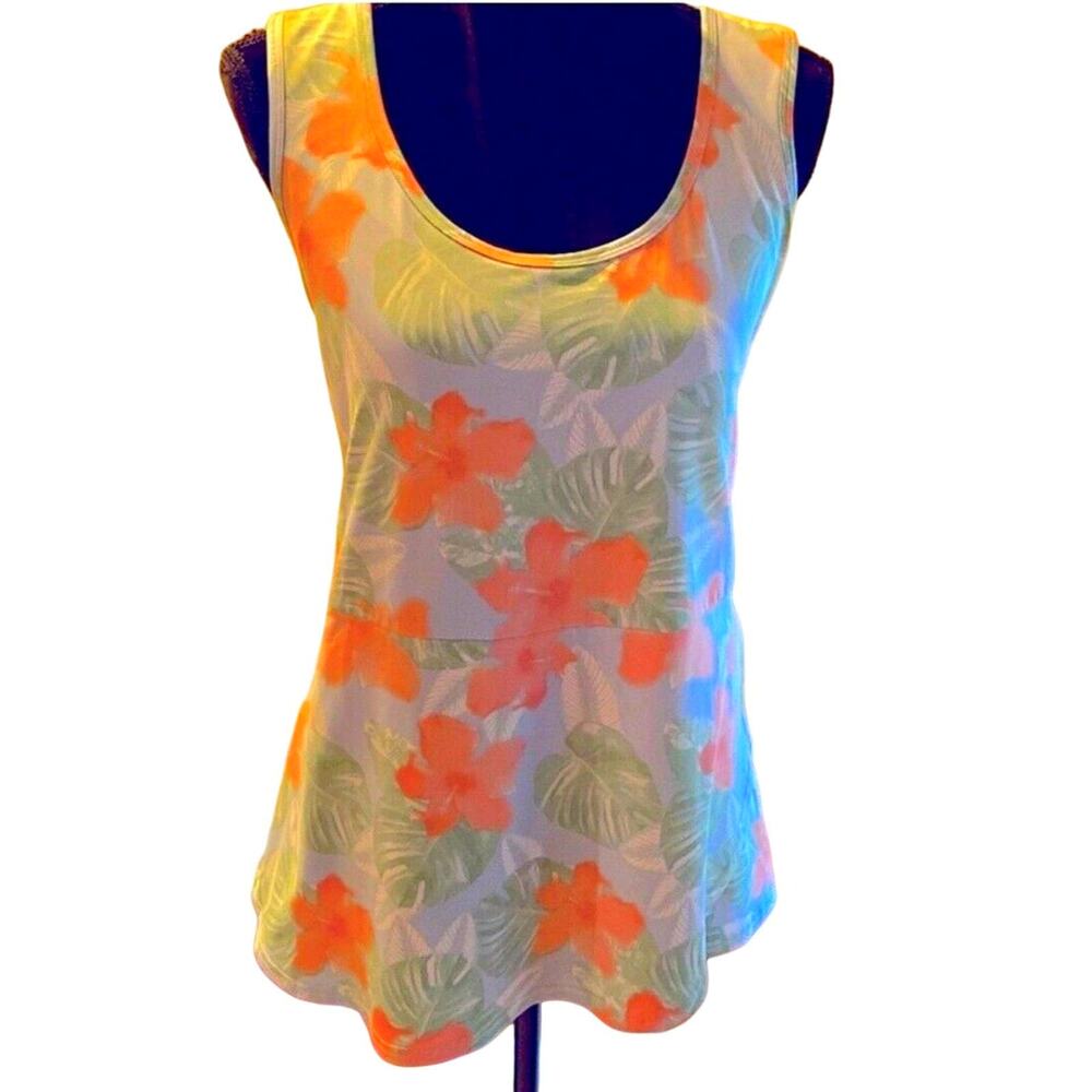 Tracy Anderson for G.i.l.i. Zip Front Peplum Jacket Plus XL Floral